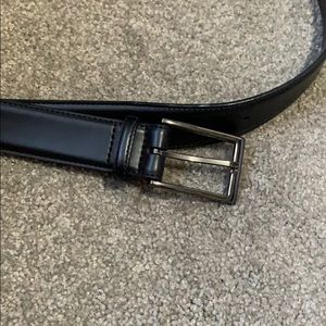 Men’s leather black belt